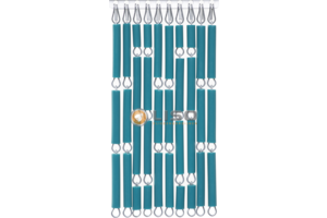 Vliegengordijn Liso ® Hulzengordijn RAL 5021 Waterblauw | Doe-het-zelf pakket