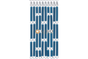 Vliegengordijn Liso ® Hulzengordijn RAL 5025 Parelmoerblauw | Doe-het-zelf pakket
