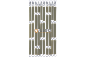 Vliegengordijn Liso ® Hulzengordijn RAL 6013 Rietgroen | Doe-het-zelf pakket