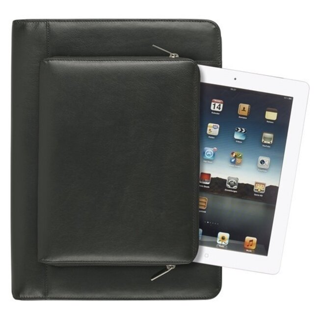 Leren schrijfmap A4 voor Tablet