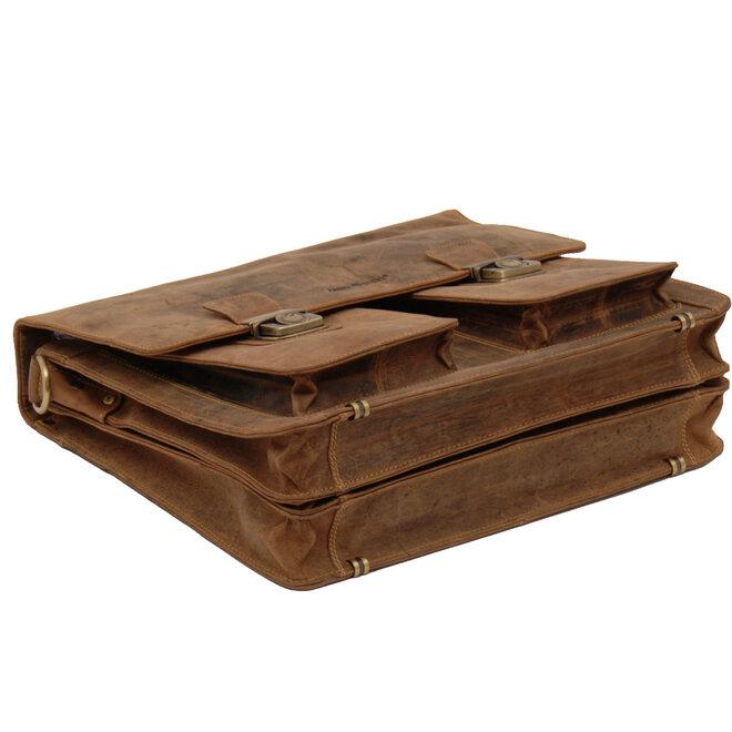 Leren laptoptas 15,4 inch