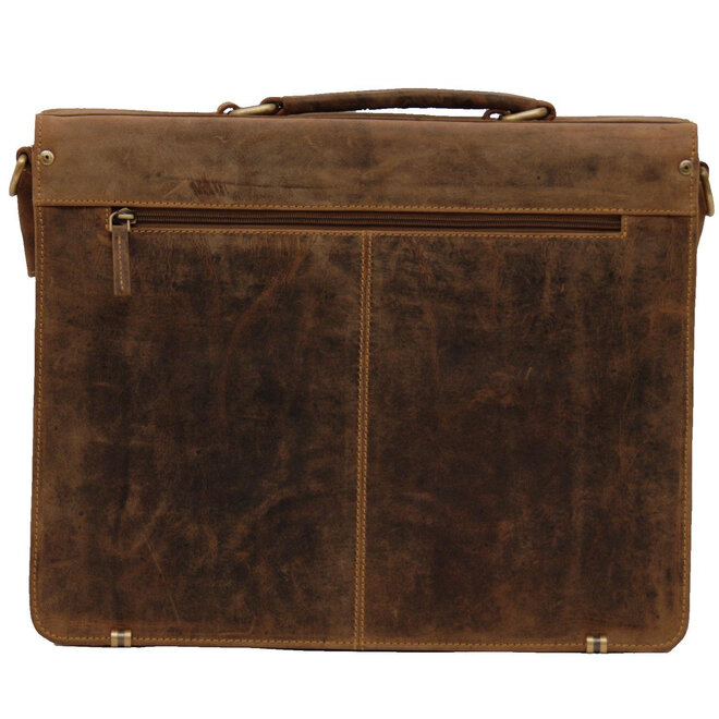 Leren laptoptas 15,4 inch