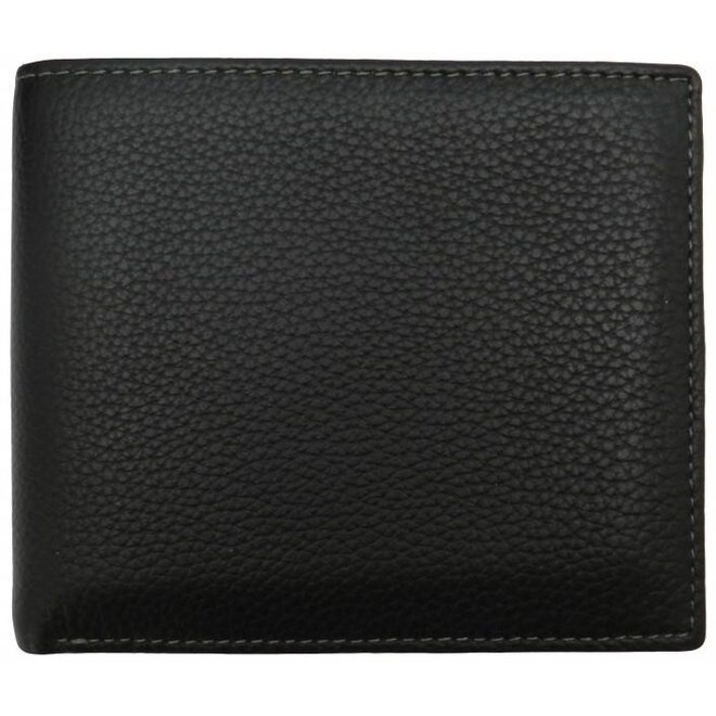 Leren portemonnee met geheimvak voor briefgeld en creditcards