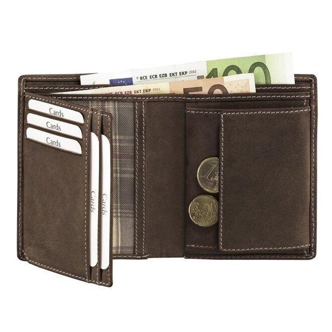 Leren portemonnee/wallet
