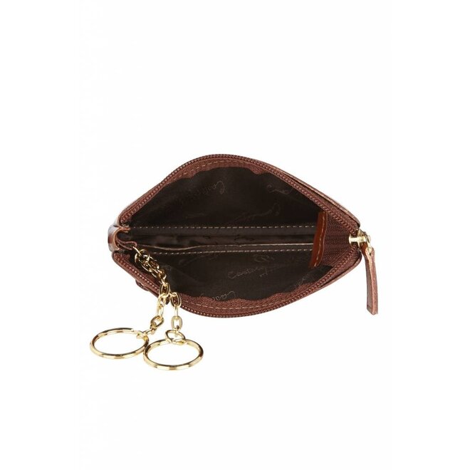 Leren sleutelétui Gaucho met 2 ringen