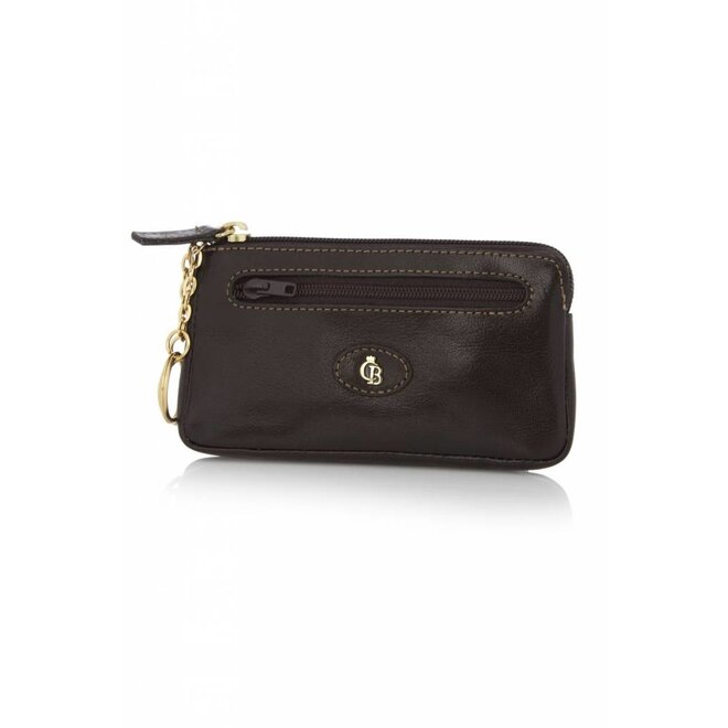 Leren sleutelétui Gaucho met 2 ringen