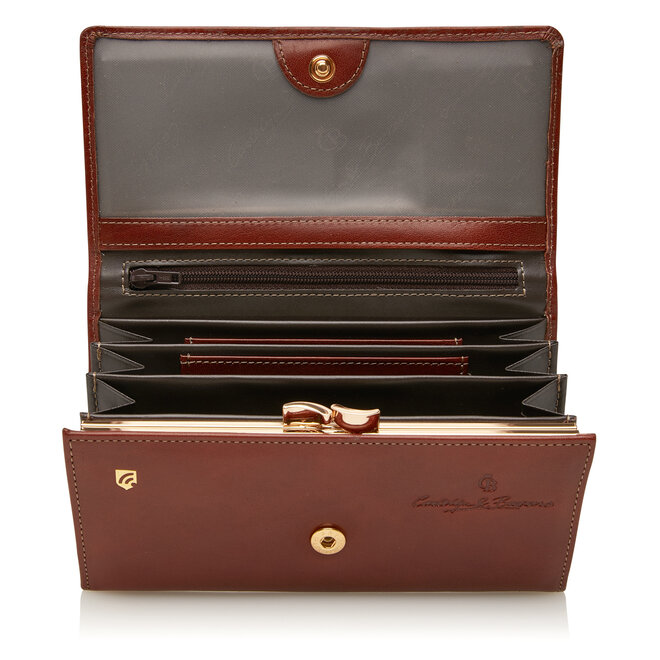 Leren dames portemonnee Gaucho - 6 card