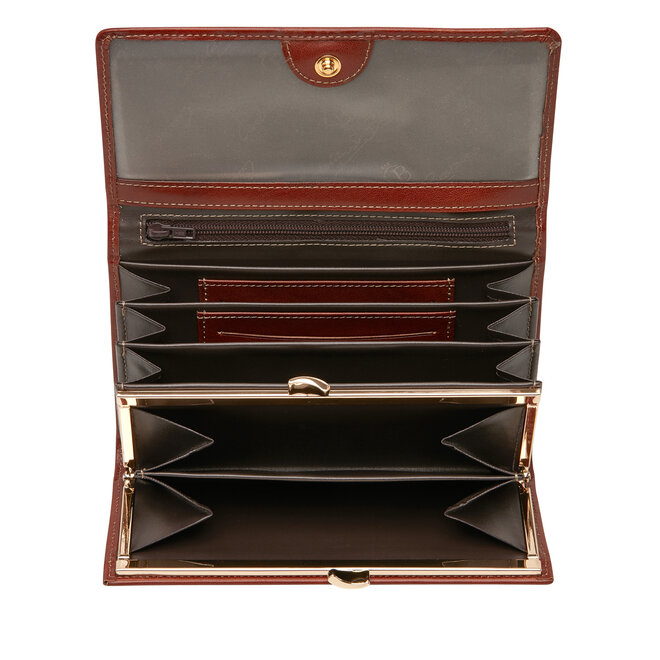 Leren dames portemonnee Gaucho - 6 card