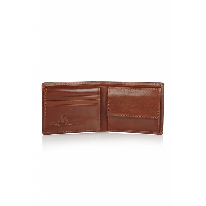 Leren billfold portemonnee Gaucho - 9 card