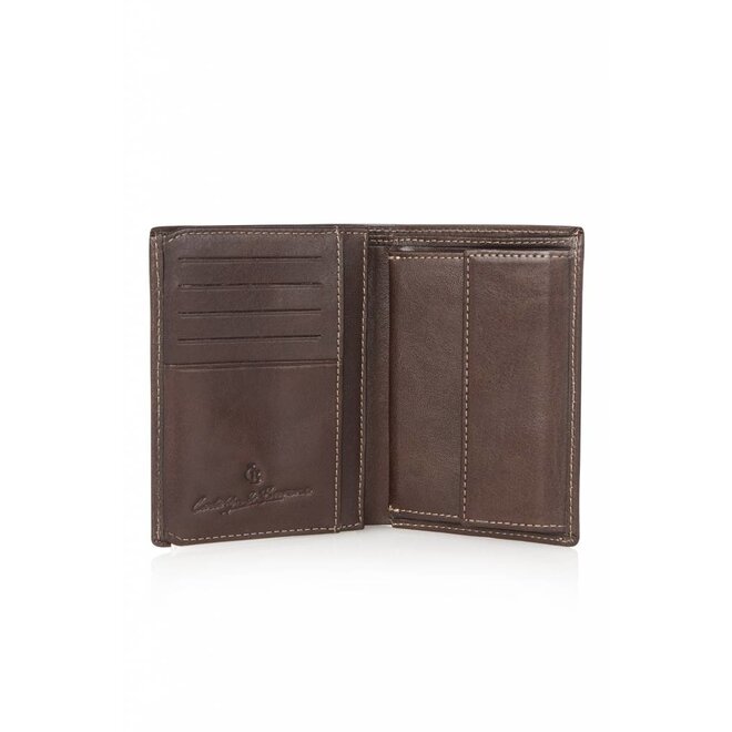 Leren portemonnee Gaucho Tri Fold