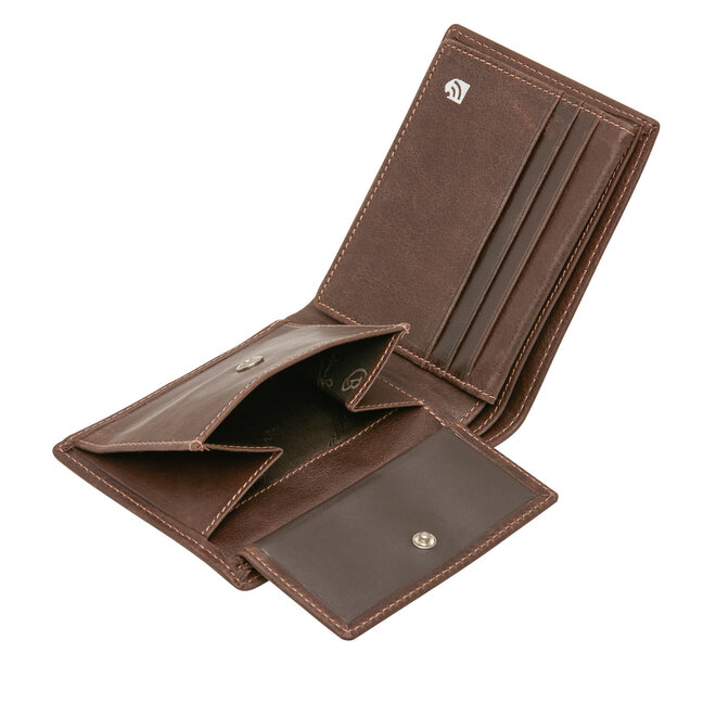 Leren billfold portemonnee C&B Canyon - 9 card