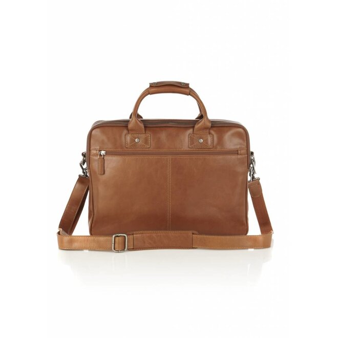 Leren laptoptas Firenze , 15.6 inch + tablet