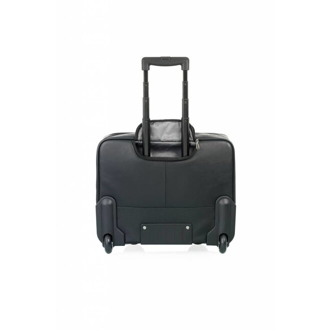 Leren Firenze laptoptas/trolley C&B - 15.6 inch