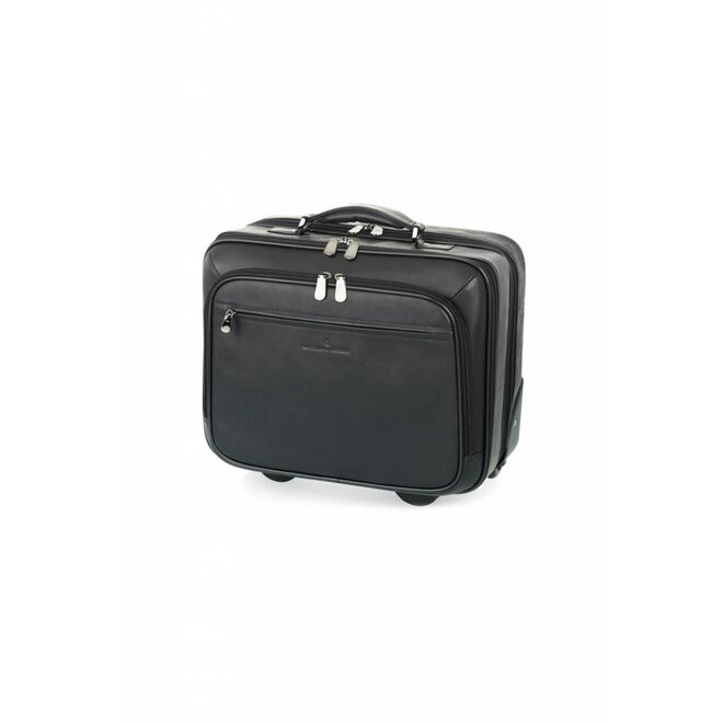 Leren Firenze laptoptas/trolley C&B - 15.6 inch