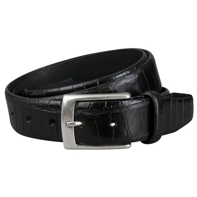 Leren herenriem Croco Castelijn&Beerens