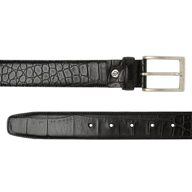 Leren herenriem Croco Castelijn&Beerens