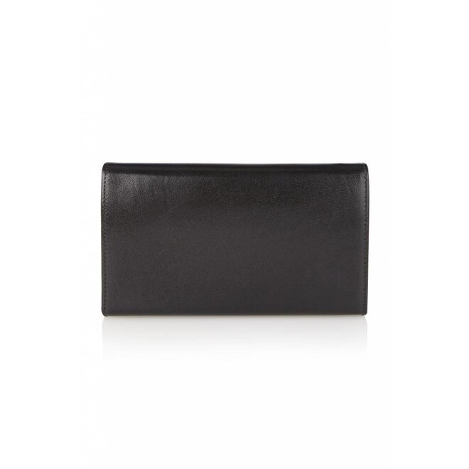 Leren portemonnee Nevada met overslag