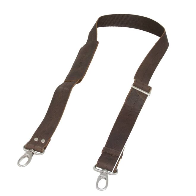 Laptoptas plantaardig gelooid leer 2-vaks 15" Bell