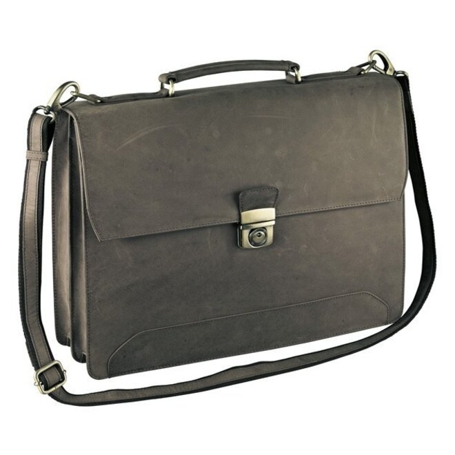 Leren aktetas, stijlvol en praktisch 15.6"inch