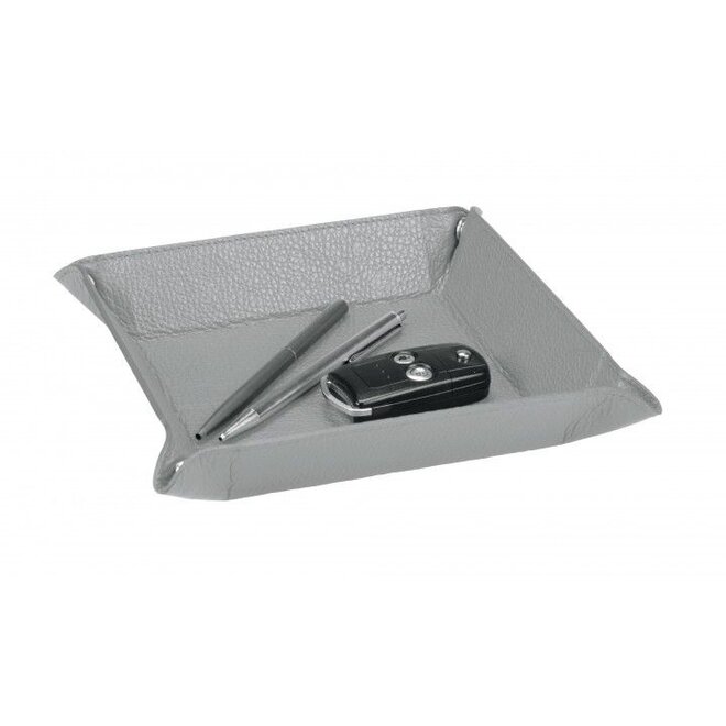 Lederen opbergbak - diverse kleuren