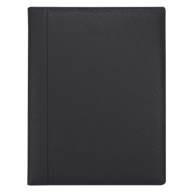 Leren schrijfmap A4 met schrijfblok