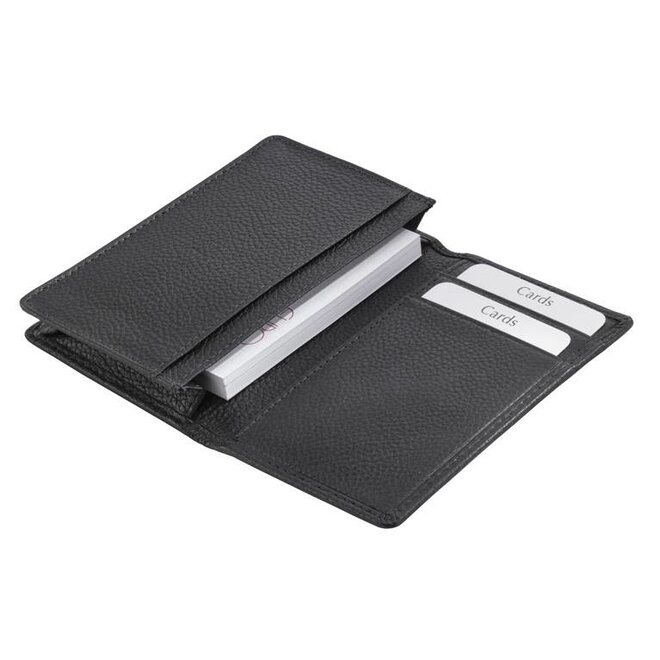 Leren visitekaart étui