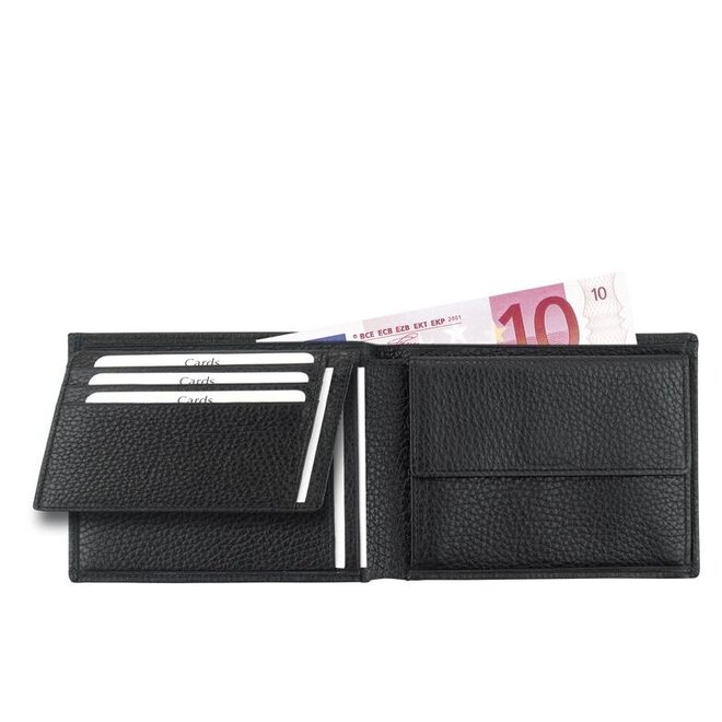 Leren portemonnee met extra binnenvak