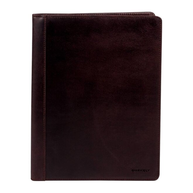 Lederen schrijfmap A4 - kleur Donkerbruin