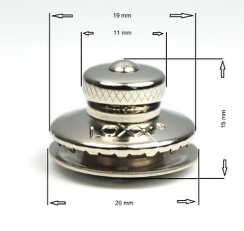 Schaeffertec Loxx® | Kop KLEIN | Koper-Vernikkeld | 11 mm Schaeffertec Loxx® | Kop KLEIN | Koper-Vernikkeld | 11 mm