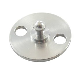 Schaeffertec Loxx® | Plaat Rond | RVS | Diameter 24 mm Schaeffertec Loxx® | Plaat Rond | RVS | Diameter 24 mm