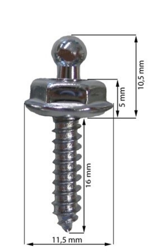 Zelftapper voor Loxx Kop | RVS | 16 mm | 10 stuks Zelftapper voor Loxx Kop | RVS | 16 mm | 10 stuks
