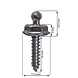 Zelftapper voor Loxx Kop | RVS | 16 mm