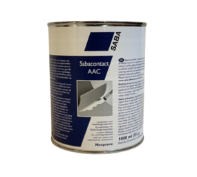 SABA Adhesives Saba | AAC | Contactlijm voor bekledingsmaterialen | 1 Liter SABA Adhesives Saba | AAC | Contactlijm voor bekledingsmaterialen | 1 Liter