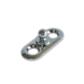 Schaeffertec Loxx® | Plaat | Messing-Verchroomd