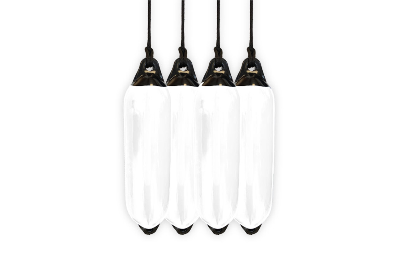 Majoni Majoni | Stootwil / Star Fender | Wit | 58(H) x 15(D) cm | Met Birotex Lijn