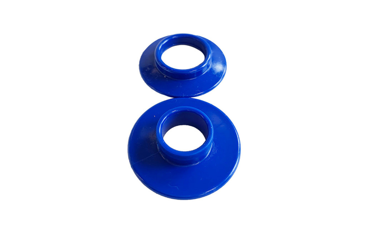 Zeilkous | Nylon | Blauw | Opening 12 mm | Buitenmaat 30 mm | 10 stuks Zeilkous | Nylon | Blauw | Opening 12 mm | Buitenmaat 30 mm | 10 stuks