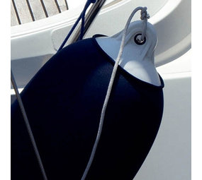 Seilflechter Fender / Stootwil hoes op rol | voor diameter 15 - 21 cm | Navy Blue | Prijs per meter Seilflechter Fender / Stootwil hoes op rol | voor diameter 15 - 21 cm | Navy Blue | Prijs per meter