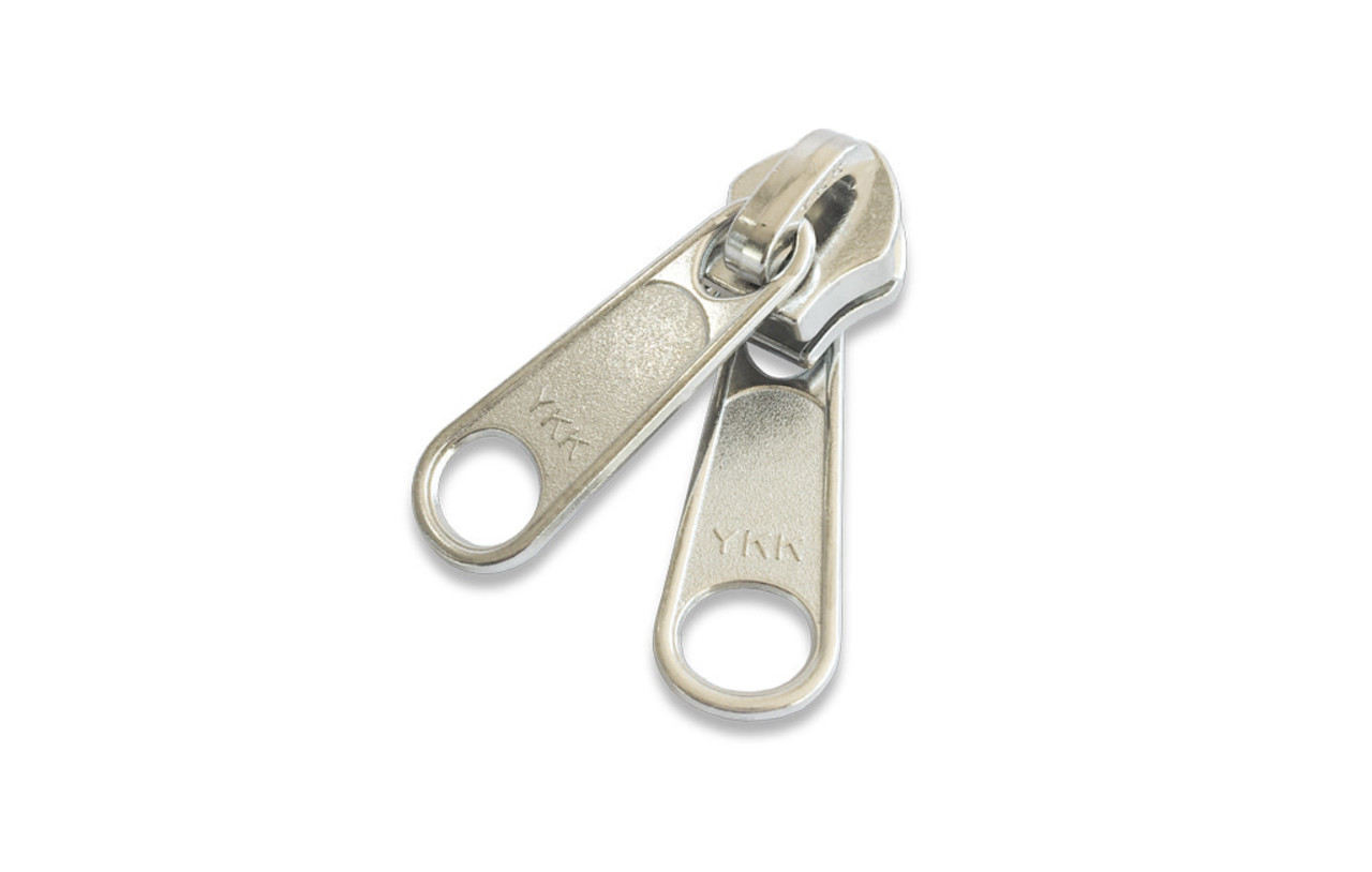 YKK YKK | Runner / Schuiver | 10C | voor 10 mm Spiraalrits | 2 grijpplaten | Koper-Vernikkeld