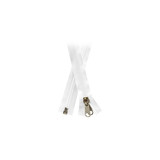 YKK Rits Spiraal | Deelbaar | 10mm | Wit YKK Rits Spiraal | Deelbaar | 10mm | Wit
