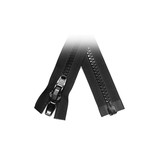 YKK Rits Bloktand | Deelbaar | 10mm | Zwart YKK Rits Bloktand | Deelbaar | 10mm | Zwart