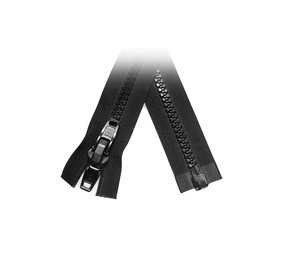 YKK Rits Bloktand | Deelbaar | 10mm | Zwart YKK Rits Bloktand | Deelbaar | 10mm | Zwart