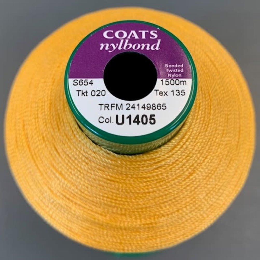 Coats Coats | Nylbond | M20 | 1500 m | Geel | # U1405 Coats Coats | Nylbond | M20 | 1500 m | Geel | # U1405