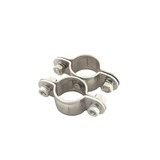 Marinetech Buisklem | Dubbel vast | RVS | voor buis Ø 25 mm. Marinetech Buisklem | Dubbel vast | RVS | voor buis Ø 25 mm.