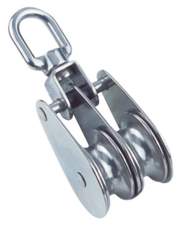 Marinetech Marinetech | Katrol | RVS | Dubbel 50 mm rol