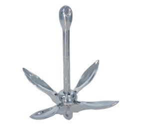 Marinetech Anker | Dreg | 1,5 kg | Lengte 300 mm | RVS | Met opening voor harpsluiting Marinetech Anker | Dreg | 1,5 kg | Lengte 300 mm | RVS | Met opening voor harpsluiting