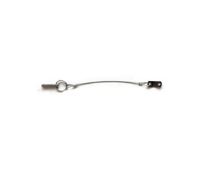 Marinetech Lanyard (circa 200 mm) met borgpen / pull-pin | RVS | 6x35 mm