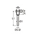 Marinetech Marinetech | Gaffel | Terminal | RVS | Voor 6 mm staalkabel Marinetech Marinetech | Gaffel | Terminal | RVS | Voor 6 mm staalkabel