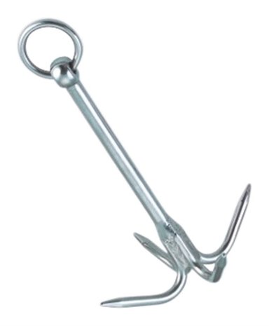 Marinetech Marinetech | Anker | Werp | 0,5 kg | Lengte 200 mm | RVS | Met ring voor harpsluiting Marinetech Marinetech | Anker | Werp | 0,5 kg | Lengte 200 mm | RVS | Met ring voor harpsluiting