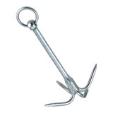 Marinetech Anker | Werp | 1,0 kg | Lengte 240 mm | RVS | Met ring voor harpsluiting Marinetech Anker | Werp | 1,0 kg | Lengte 240 mm | RVS | Met ring voor harpsluiting