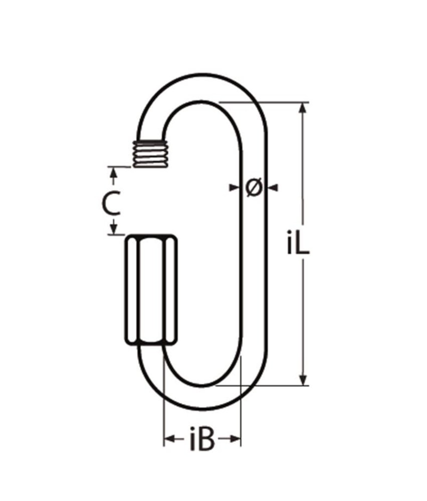 Marinetech Marinetech | Noodschalm | RVS | met grote opening | 61 x 16 x 6 mm Marinetech Marinetech | Noodschalm | RVS | met grote opening | 61 x 16 x 6 mm